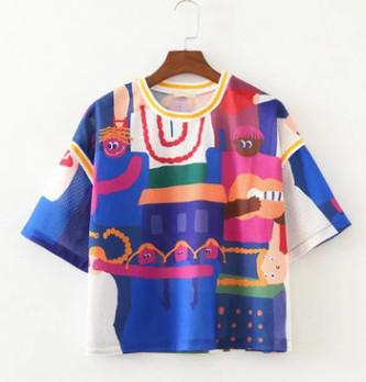 T-shirts - Γυναικεία Μπλούζα Με Σχέδιο - Γυναικεία μόδα σε εξαιρετικές τιμές! - Minx.gr🥇