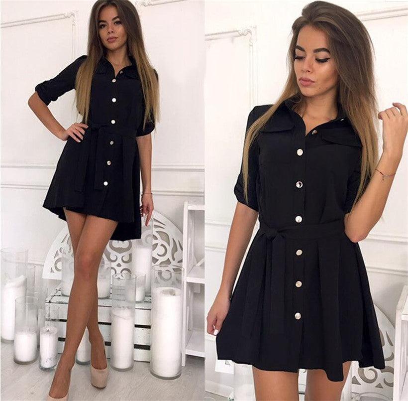 Dresses - Πουκάμισο Φόρεμα - Γυναικεία μόδα σε εξαιρετικές τιμές! - Minx.gr🥇